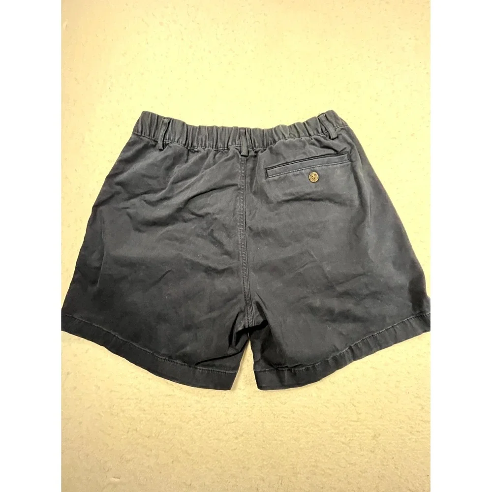 Bearbottom Shorts Youth Medium Navy Blue Cotton Stretch Mid Rise Casual Wear